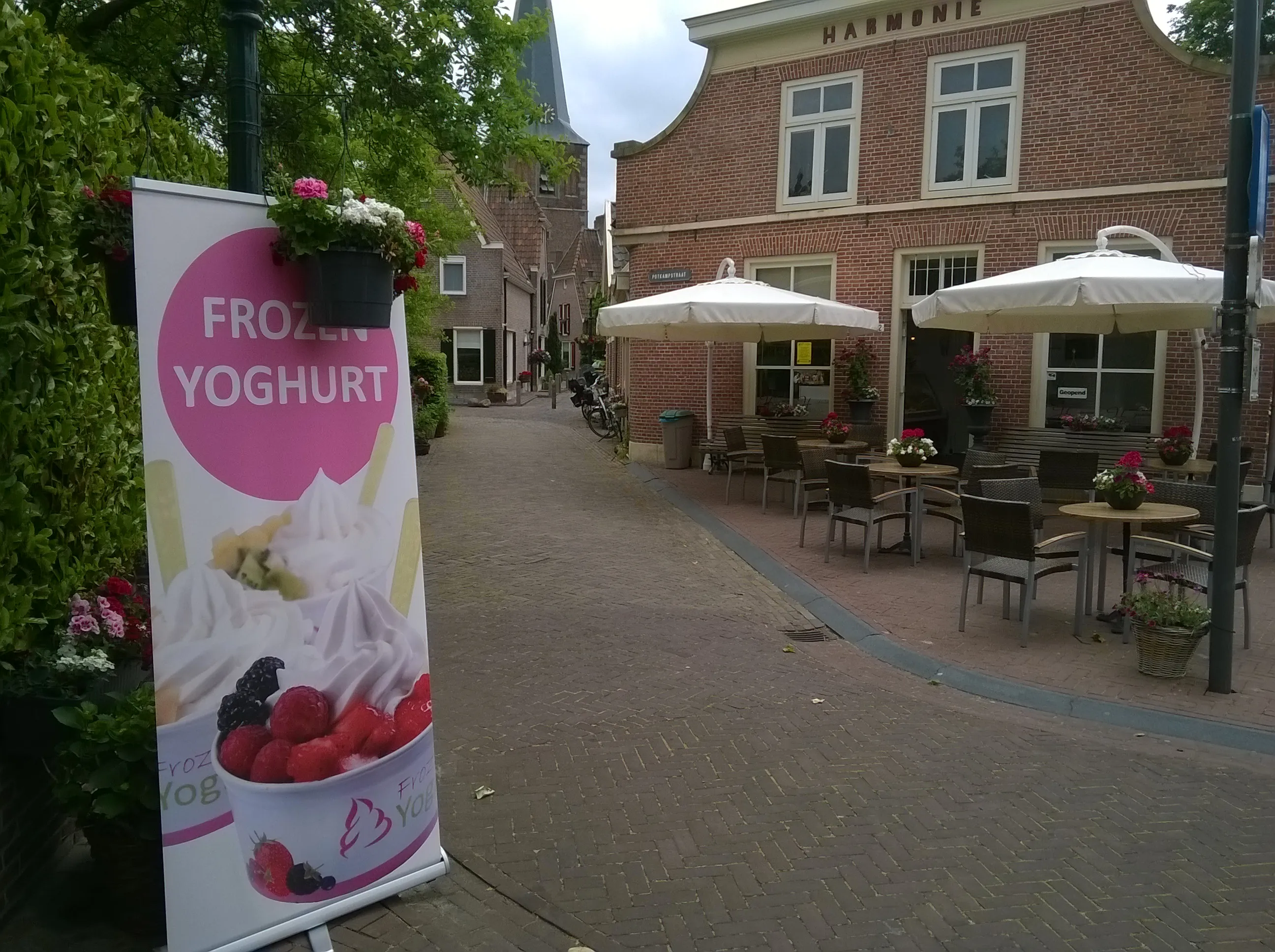 De ijskar in actie tijdens een evenement